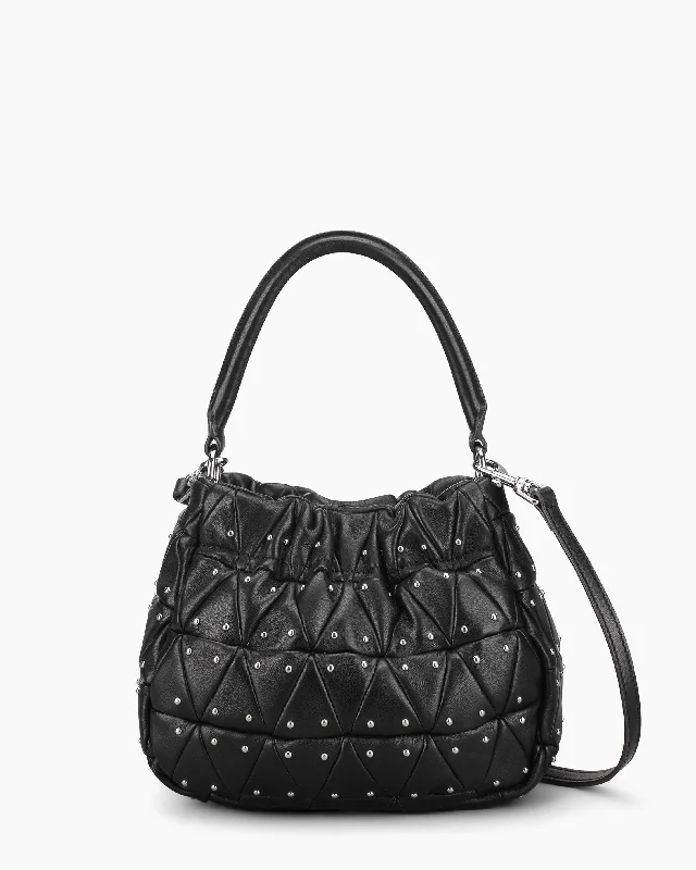 Sheer mesh crossbody bags for bold transparent trends -Femme Top Handle Crossbody