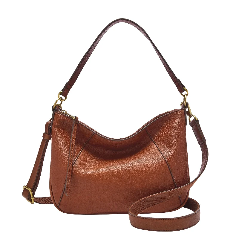 Classic black crossbody bags complementing any wardrobe choice -Fossil Women's Skylar Leather Crossbody