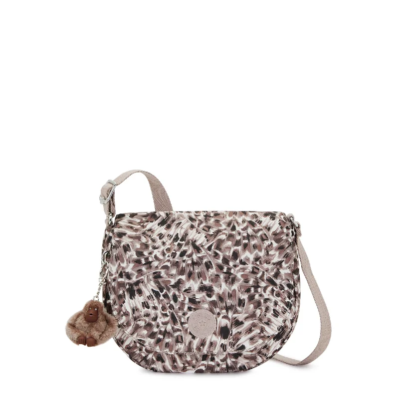 Compact phone crossbody bags for lightweight travel ease -Kipling Lucasta Printed Crossbody Bag