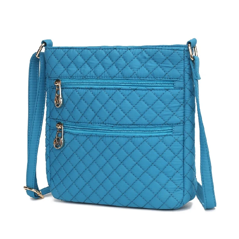 Soft lambskin crossbody bags for buttery luxury feel -Lainey Solid Quilted Cotton Women’s Crossbody by Mia K