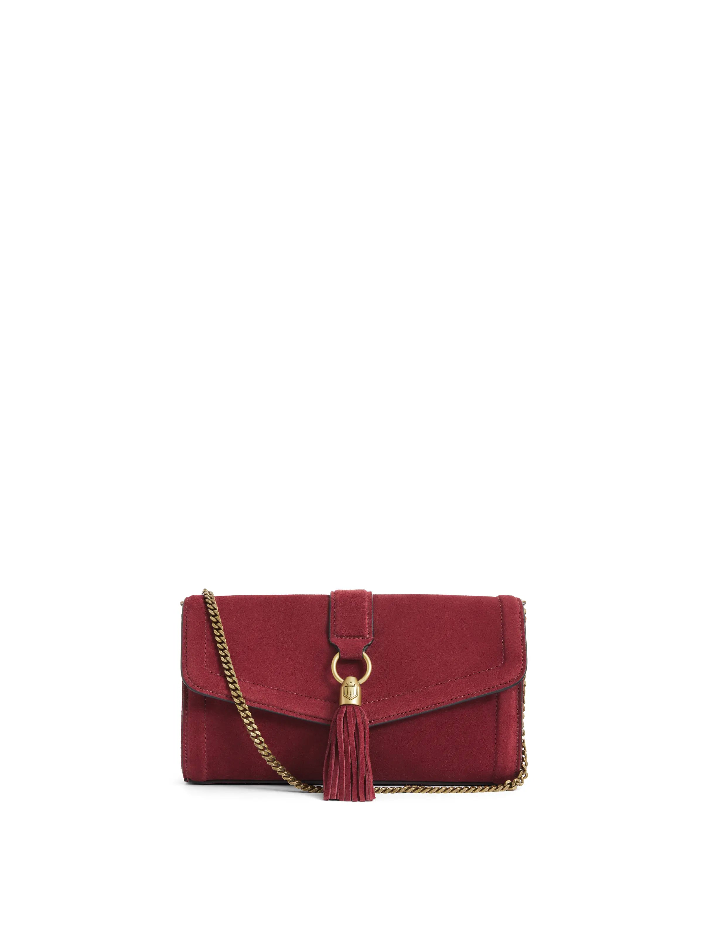 Waterproof vinyl crossbody bags perfect for poolside lounging -Langham Clutch - Ruby