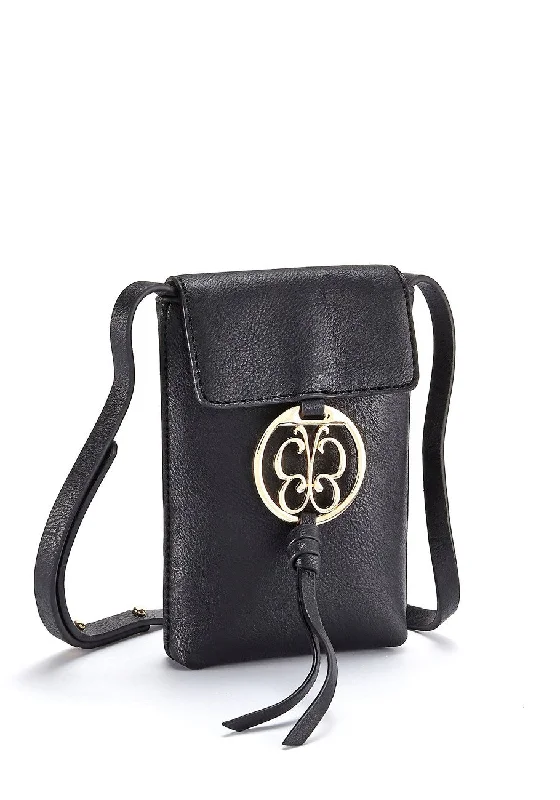 Sleek saddle crossbody bags with equestrian-inspired design -LASCANA Women's Butterfly Clasp Mini Bag