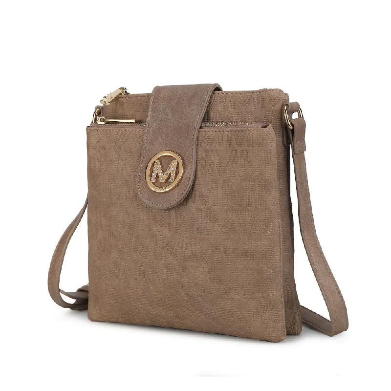 Waterproof polyester crossbody bags ideal for rainy days -Marietta M Signature Crossbody Handbag