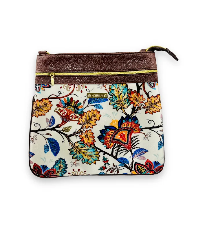 Durable twill crossbody bags standing up to daily wear -Autumnal Multicolor - Lia