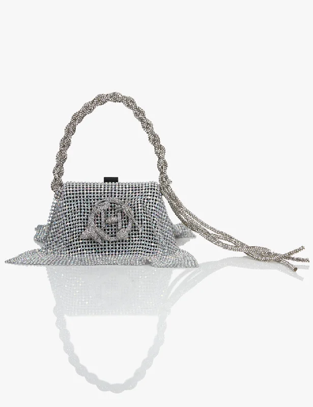 Sleek cobalt crossbody bags for striking blue accents -Crystal Furbie Bag