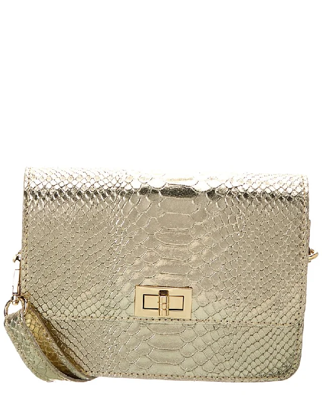 Sheer mesh crossbody bags for bold transparent trends -Persaman New York Carmen51 Leather Crossbody