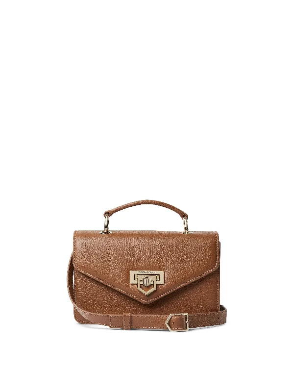 Tiny coin crossbody bags for minimal accessory lovers -Loxley Mini Cross Body Bag - Pebbled Tan Leather