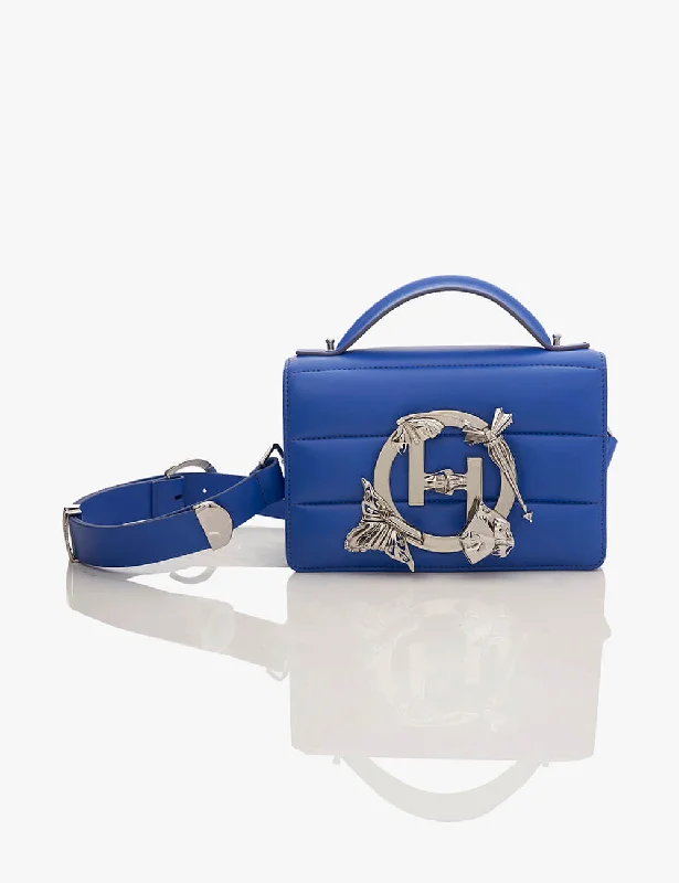 Compact phone crossbody bags for lightweight travel ease -The Midi Disco in Electric Blue