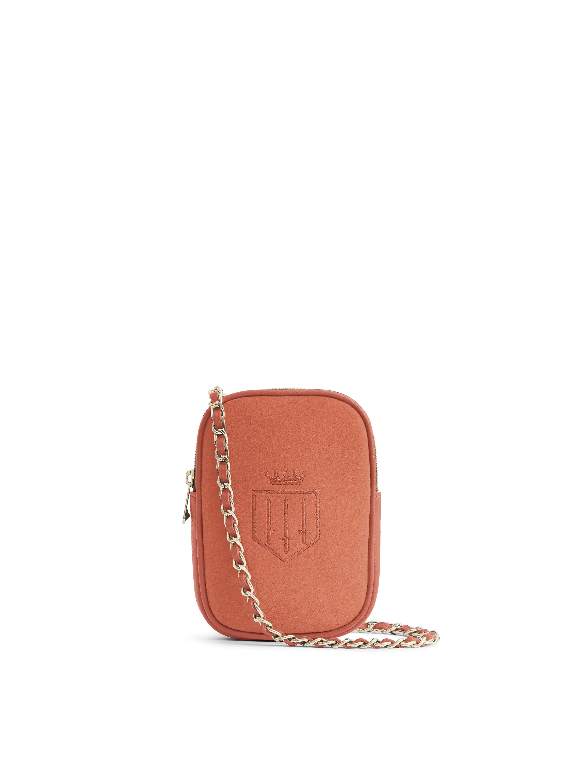 Compact phone crossbody bags for lightweight travel ease -Mini Finsbury - Melon