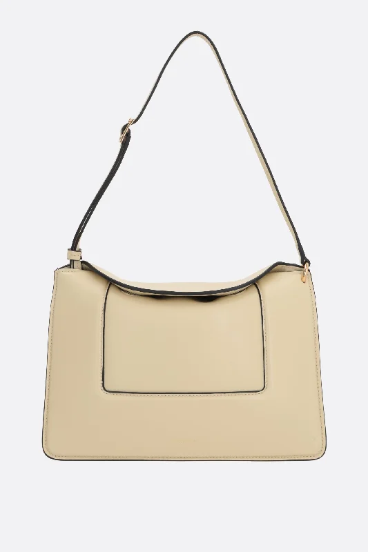 Stylish leather crossbody bags for everyday chic wear -Penelope smooth leather shoulder bag