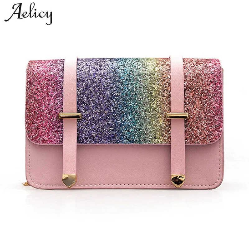 Fold-over flap crossbody bags with magnetic snap closures -Women Evening Clutches Bag Female Crossbody Bag