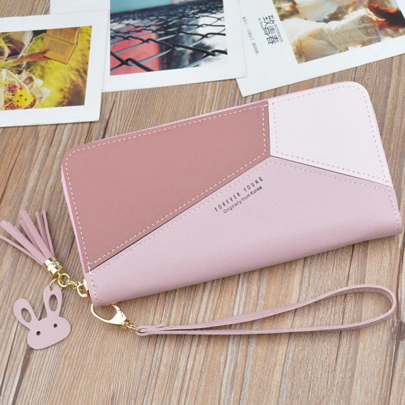 Bright yellow crossbody bags for cheerful sunny days -Women Wallets Clutch Female Fashion Leather Bags